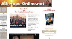 Desktop Screenshot of hope-online.net
