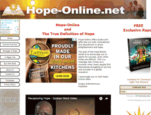 Tablet Screenshot of hope-online.net