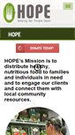Mobile Screenshot of hope-online.org